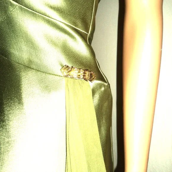 Special Occasion After Five Holiday Dress with Faux Vintage Art Deco Styling - Picture 9 of 14